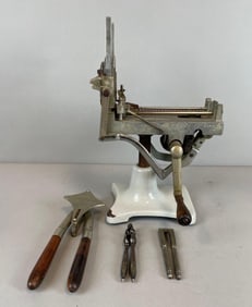 Antique Butter Cutter and Nutcrackers