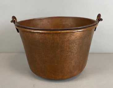 Antique Copper Cauldron