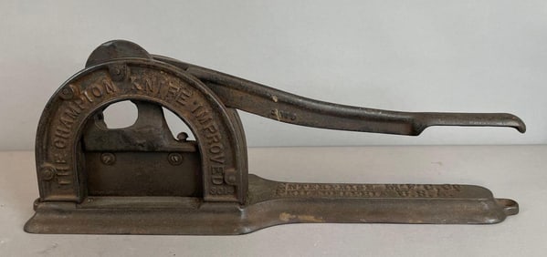 Antique Enterprise Cast Iron Tobacco Cutter