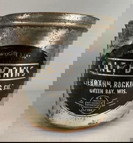 Vintage Liebmann Bros. Calf Brains Tin Advertising Can