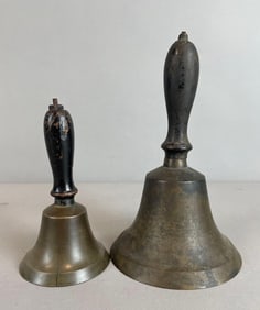 Group of 2 Vintage Hand Bells