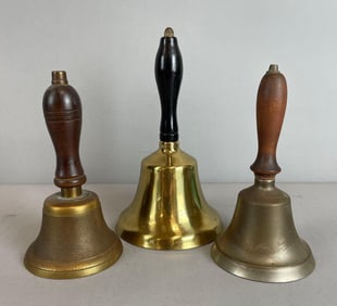 Group of 3 Vintage Hand Bells