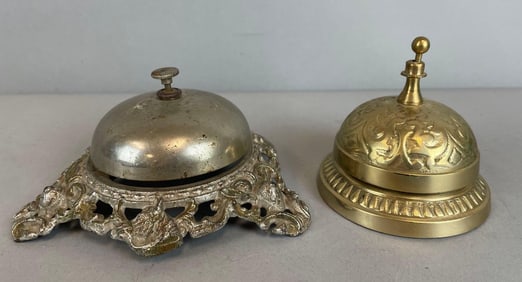 Group of 2 Vintage Desk Bells
