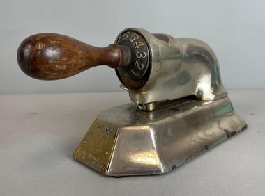 Antique B.F. Cummins Chicago Check Perforator