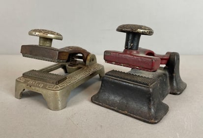 Group of 2 Antique Check Protectors