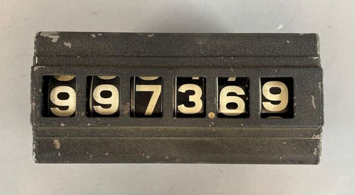 Vintage Veeder Root Mechanical Counter