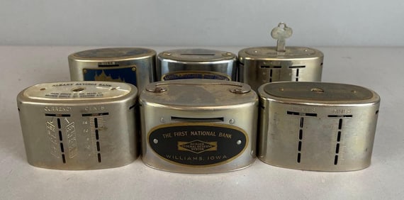 Group of 1950s Metal Coin Banks