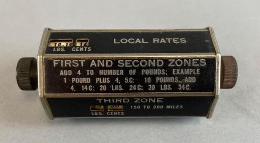 Vintage J.K. Stewart Parcel Postage Indicator