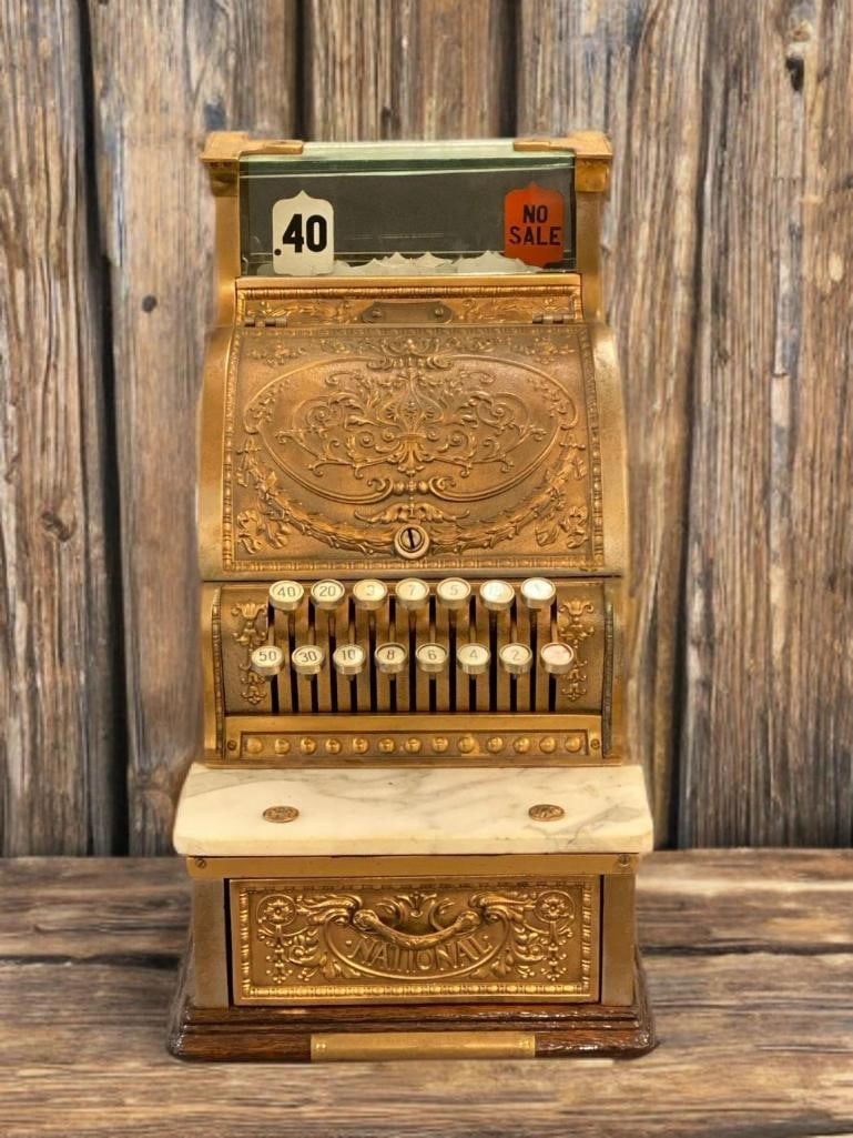 Antique National Cash Register Machine (1 of 7)