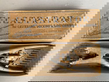 Vintage California Stockmen's Supply Elastrator Instrument
