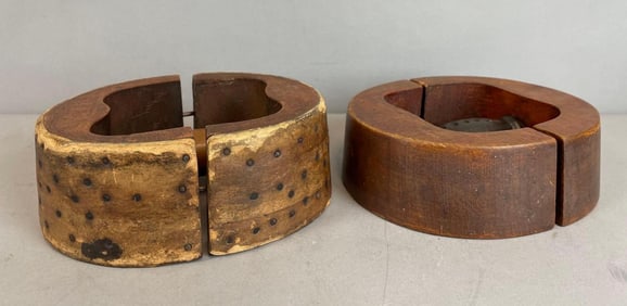 Group of 2 Antique Hat Stretchers