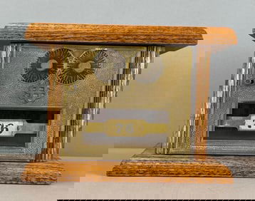 Antique US Post Office Box Door Coin Bank