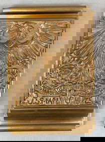 Antique Cutler US Mail Postal Federal Eagle Chute