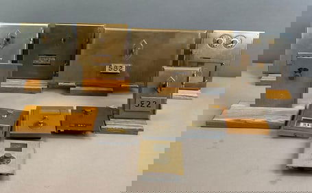 Group of Vintage US Post Office Box Doors