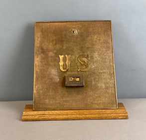 Antique US Mail Post Office Box Door