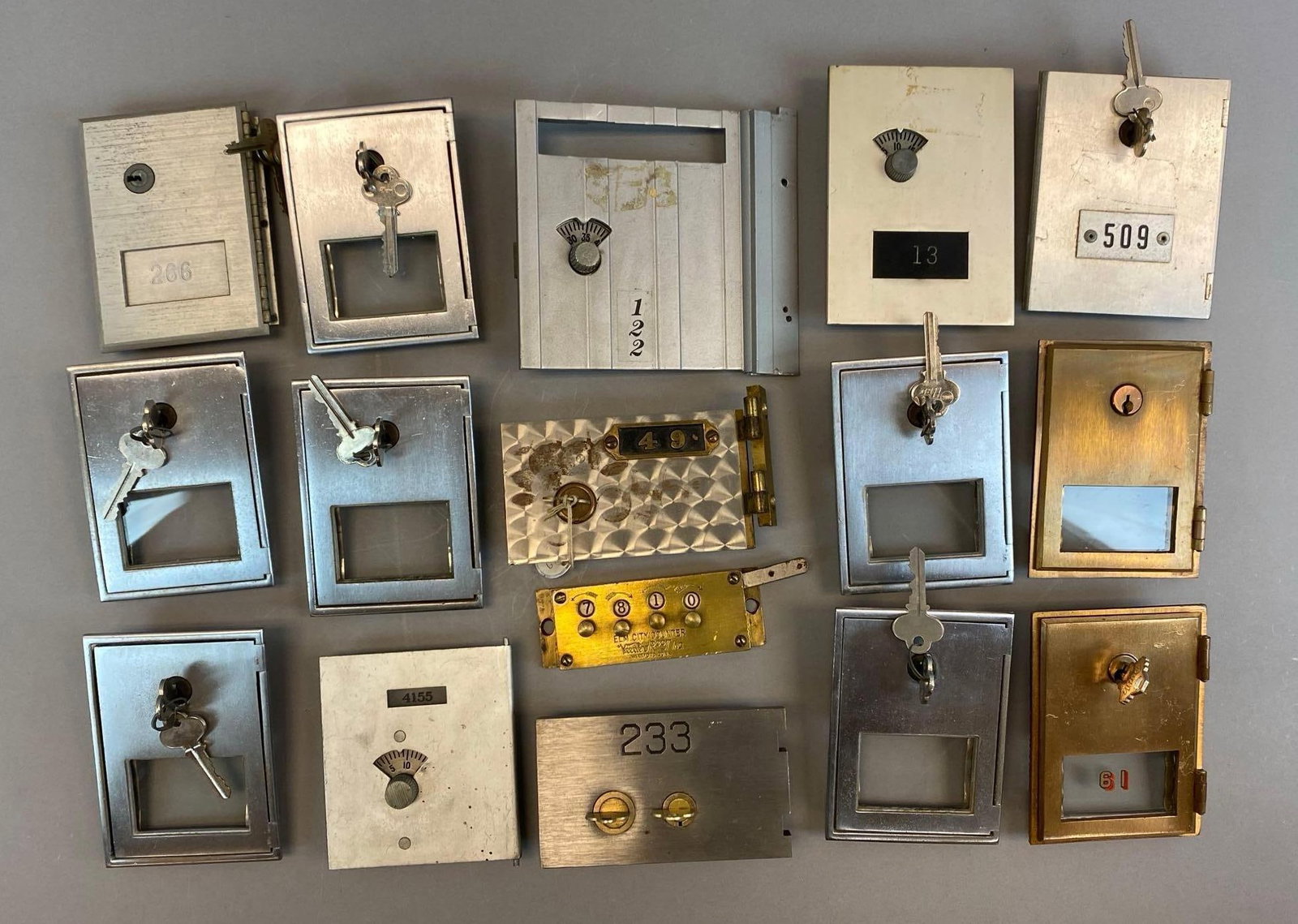 Group of US Post Office Box Doors and More (1 of 3)