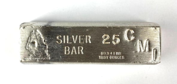 Constitution Mint Inc. USS Constitution 25 oz .999 Fine Silver Ingot/ Bar