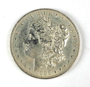1886 US Morgan Silver Dollar
