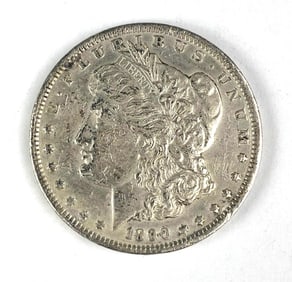 1890 US Morgan Silver Dollar