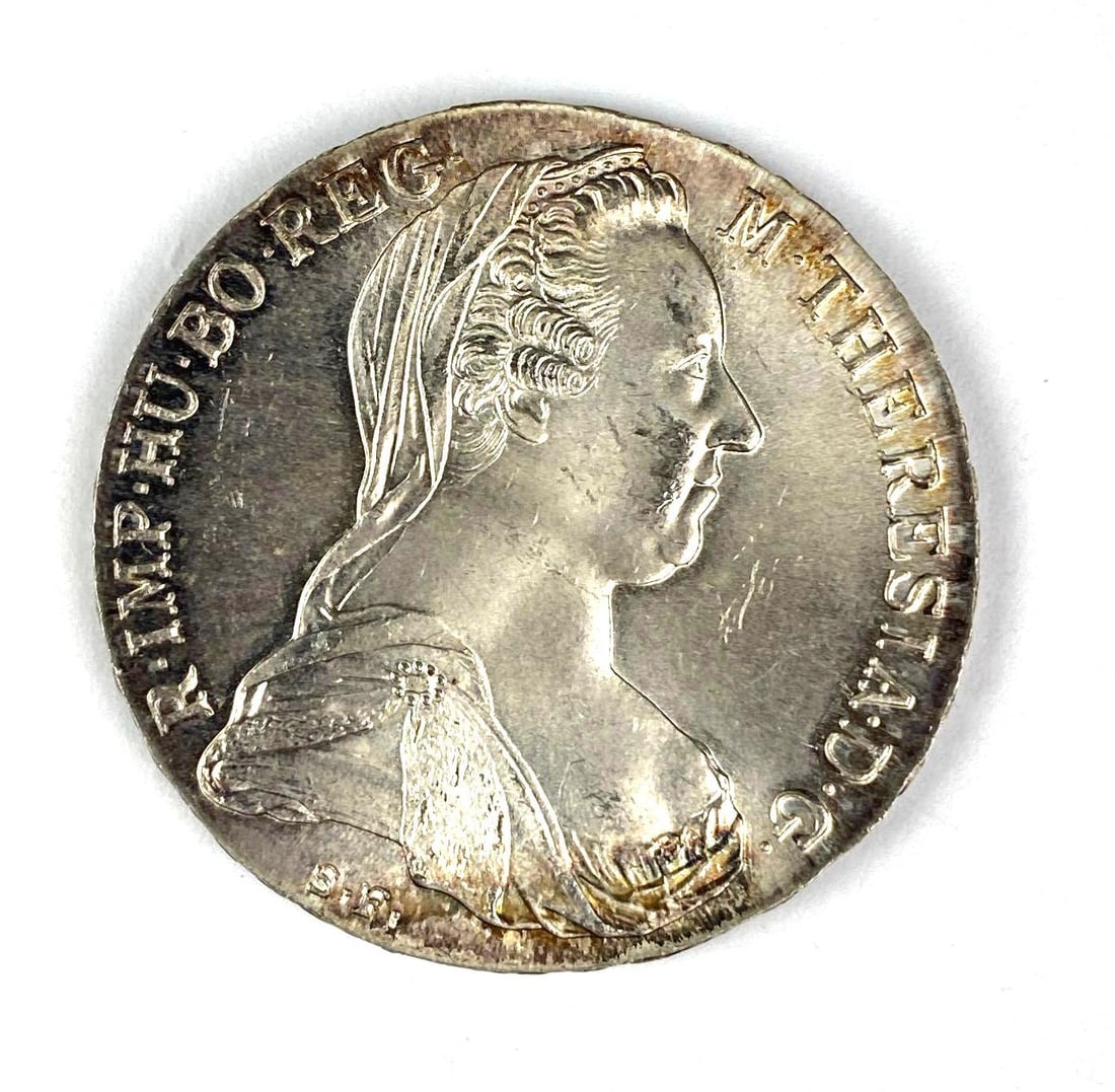 1780 Austria Maria Theresa Thaler .90 oz Silver Coin: 1780 Austria Maria Theresa Thaler .90 oz Silver Coin