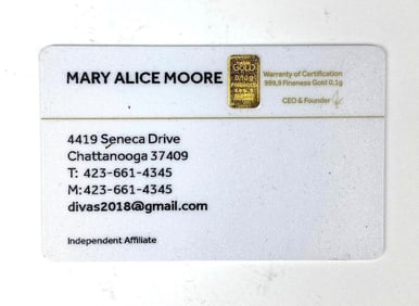 Karatbars 1/10 th Gram .999 Fine Gold Ingot/ Bar