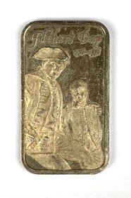 1976 Madison Mint Fathers Day 1 oz .999 Fine Silver Ingot/ Bar