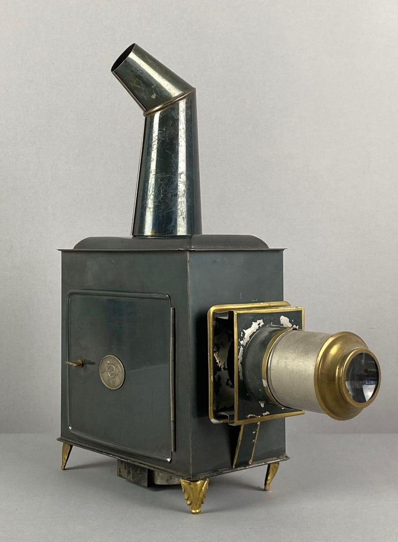 Antique EP Tin Magic Lantern Projector (1 of 6)
