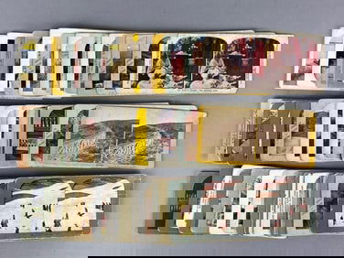 Group of Assorted Antique Stereographs