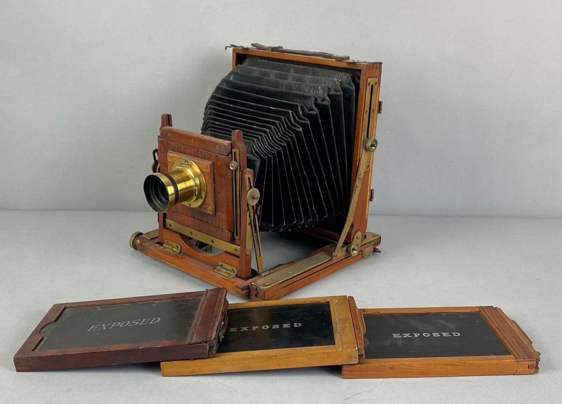 Antique ROJA vorm Emil Busch Rathenow Plate Field Camera (1 of 6)