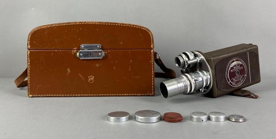 Vintage Bell and Howell Filmo Auto Master Film Camera
