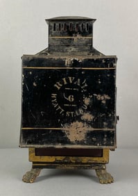 Antique Rival Darkroom Footed Oil Lantern