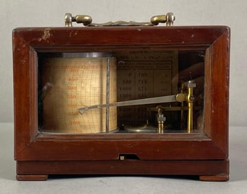 Antique Jules Richard Self Recording Barograph
