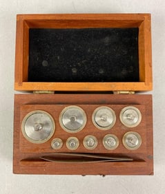 Vintage Christian Becker Scale Calibration Gram Weight Set