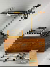 Antique Franz Schmidt and Haensch Polarimeter with Accessories