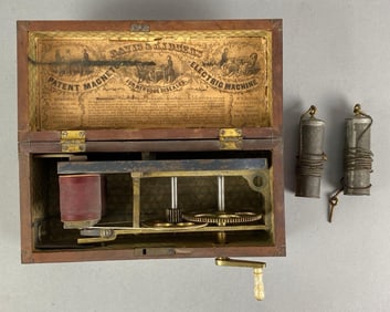 Antique Davis and Kidders Patent Magnet Electric Machine