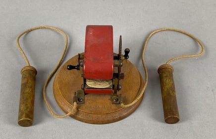 1890s Hand Crank Magneto Therapy Machine