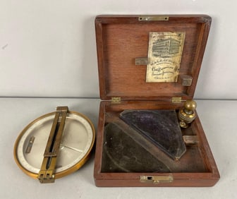Antique W and L.E. Gurley Surveyor's Compass