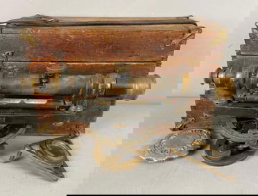 Vintage David White Transit with Case and Tripod