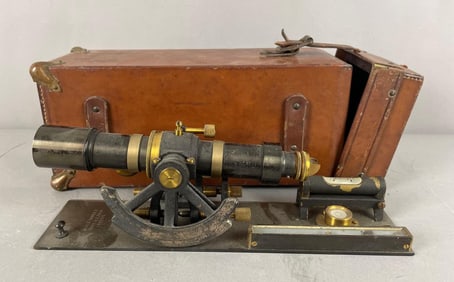 Vintage W. and L.E. Gurley Plane Table Alidade