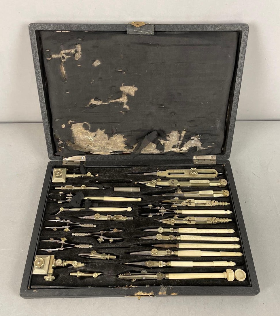 Vintage Drafting Tools Kit (1 of 3)