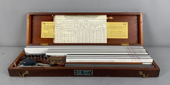 Keuffel & Esser (K&E) Leroy Lettering Set