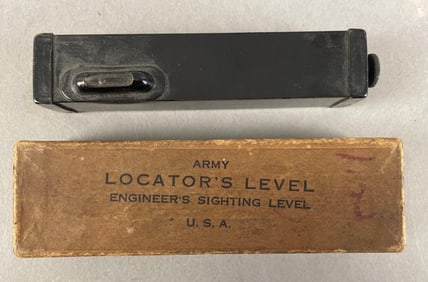 Vintage Army Locator's Hand Sighting Level