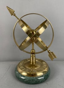 Desktop Armillary Sphere with Marble Base