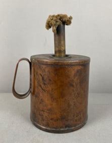 Antique Copper Oil Lamp