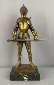 Depose Italy Resin Knight in Armor Statue