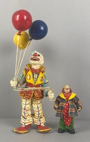 Group of 2 Clown Figurines