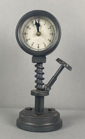 Valve Gauge Desk Clock