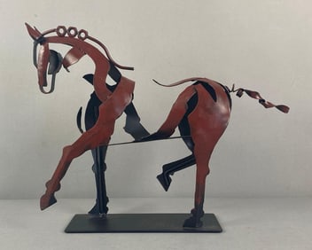 Sunblogs Art Handmade Horse Rustic Statue