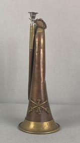Antique US 7th Cavalry Brass and Copper Bugle