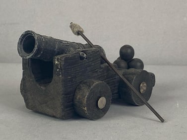 Vintage Toy Cannon with Packer